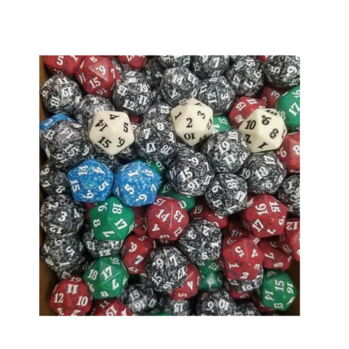 MTG 20 Sided Spin Down Life Counter Dice Planeswalker Symbol Random Color
